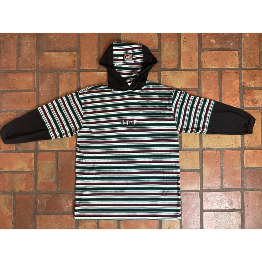 Above The Tim Reebok Hoodie Vintage 90s Shirt Mens Large T Shirt Plaid Tupac